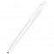 Ручка пластиковая Blancore, белая с логотипом в Нефтекамске заказать по выгодной цене в кибермаркете AvroraStore