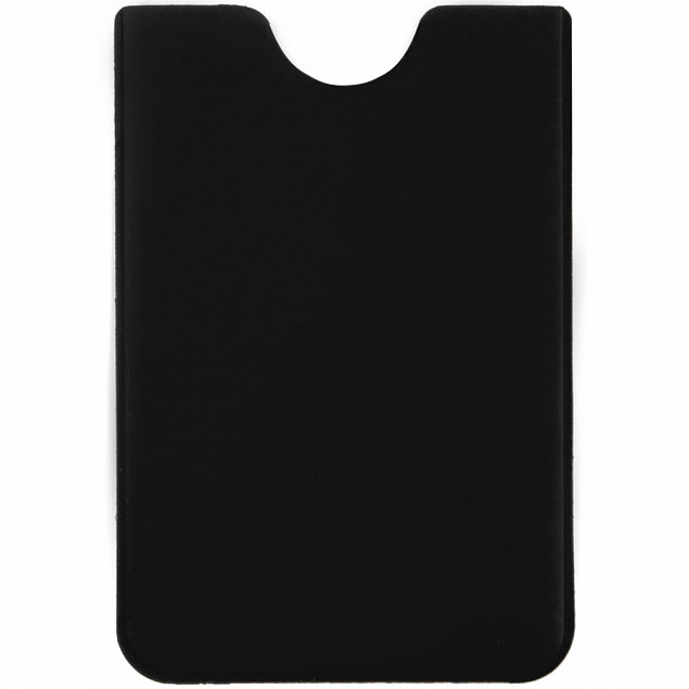 Чехол для карточки Dorset, черный с логотипом в Нефтекамске заказать по выгодной цене в кибермаркете AvroraStore