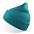 Шапка вязаная  двойная "Wind", с отворотом_темно-серый,100% акрил  с логотипом в Нефтекамске заказать по выгодной цене в кибермаркете AvroraStore