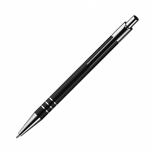 Шариковая ручка City, черная с логотипом в Нефтекамске заказать по выгодной цене в кибермаркете AvroraStore