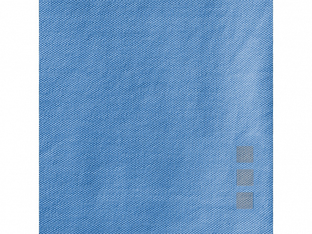 Рубашка поло Markham мужская, голубой/антрацит с логотипом в Нефтекамске заказать по выгодной цене в кибермаркете AvroraStore