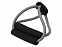Эспандер в форме 8, серый/черный с логотипом в Нефтекамске заказать по выгодной цене в кибермаркете AvroraStore