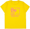 Футболка детская «Дойч», желтая с логотипом в Нефтекамске заказать по выгодной цене в кибермаркете AvroraStore