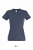 Фуфайка (футболка) IMPERIAL женская,Синий джинc L с логотипом в Нефтекамске заказать по выгодной цене в кибермаркете AvroraStore