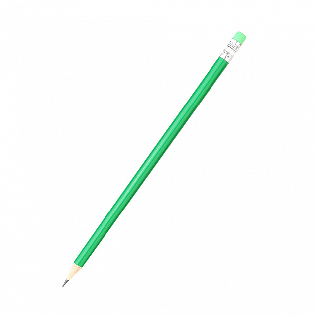 Карандаш Largo с цветным корпусом - Зеленый FF с логотипом в Нефтекамске заказать по выгодной цене в кибермаркете AvroraStore