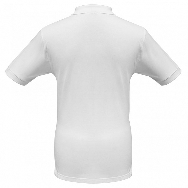 Рубашка поло Safran белая с логотипом в Нефтекамске заказать по выгодной цене в кибермаркете AvroraStore