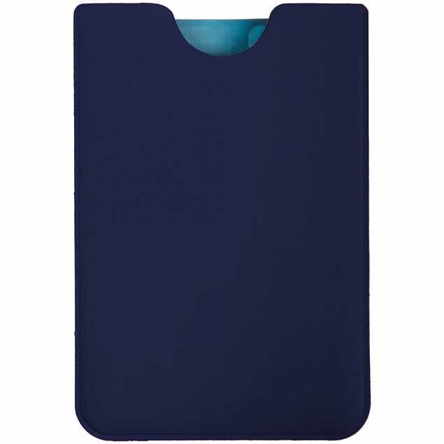 Чехол для карточки Dorset, синий с логотипом в Нефтекамске заказать по выгодной цене в кибермаркете AvroraStore