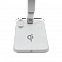 Настольная лампа Geek с беспроводной зарядкой (белый) с логотипом в Нефтекамске заказать по выгодной цене в кибермаркете AvroraStore
