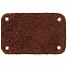 Лейбл кожаный Beta, S, коричневый с логотипом в Нефтекамске заказать по выгодной цене в кибермаркете AvroraStore