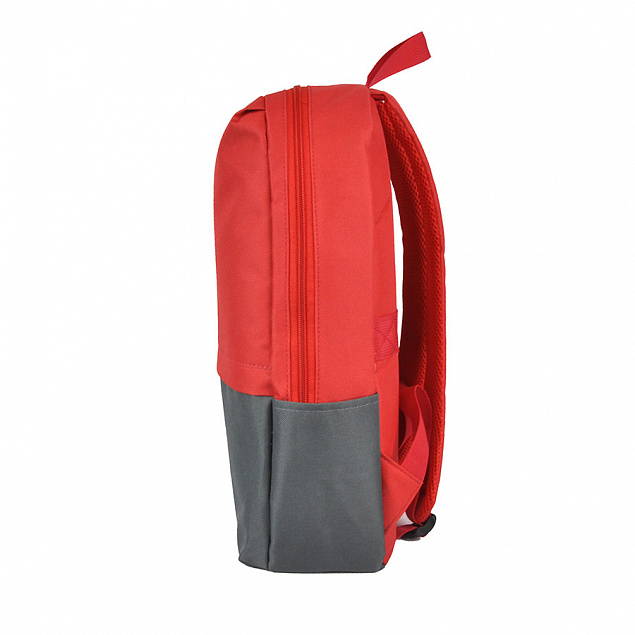 Рюкзак Eclat, красный/серый, 43 x 31 x 10 см, 100% полиэстер 600D с логотипом в Нефтекамске заказать по выгодной цене в кибермаркете AvroraStore