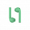Наушники беспроводные с зарядным боксом TWS AIR SOFT, цвет мятный с логотипом в Нефтекамске заказать по выгодной цене в кибермаркете AvroraStore
