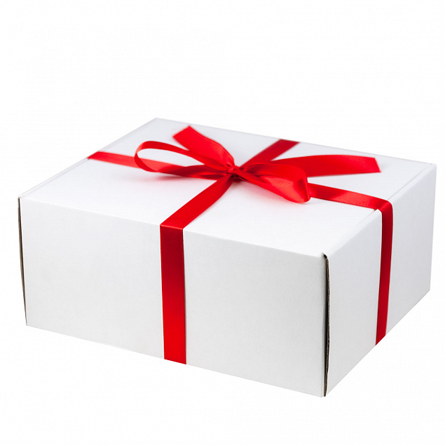 Подарочная лента для универсальной подарочной коробки 280*215*113 мм, красная, 20 мм с логотипом в Нефтекамске заказать по выгодной цене в кибермаркете AvroraStore