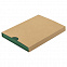 Ежедневник недатированный Softie, А5, темно-зеленый, блок в клетку, зеленый обрез с логотипом в Нефтекамске заказать по выгодной цене в кибермаркете AvroraStore