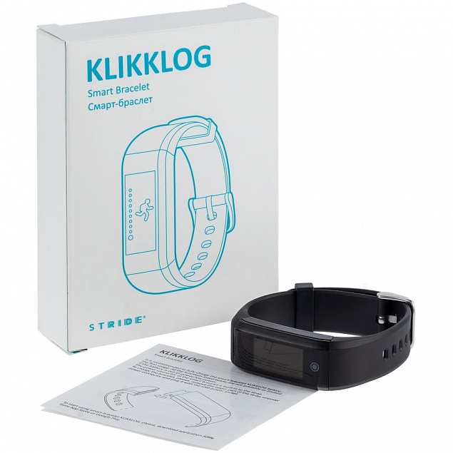 Смарт-браслет Klikklog с логотипом в Нефтекамске заказать по выгодной цене в кибермаркете AvroraStore