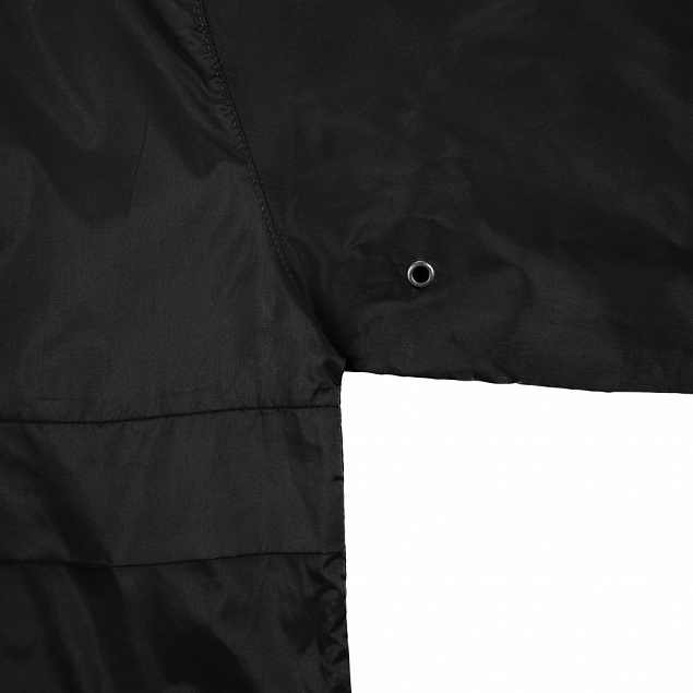 Ветровка из нейлона SURF 210, черная с логотипом в Нефтекамске заказать по выгодной цене в кибермаркете AvroraStore