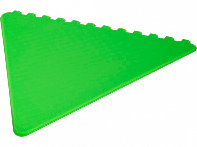 Треугольный скребок Frosty 2.0 , зеленый с логотипом в Нефтекамске заказать по выгодной цене в кибермаркете AvroraStore
