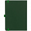 Ежедневник Favor, недатированный, зеленый с логотипом в Нефтекамске заказать по выгодной цене в кибермаркете AvroraStore