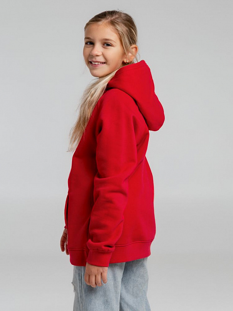 Толстовка детская Stellar Kids, красная с логотипом в Нефтекамске заказать по выгодной цене в кибермаркете AvroraStore