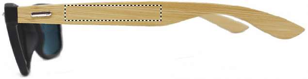 Очки солнцезащитные с бамбуковы с логотипом в Нефтекамске заказать по выгодной цене в кибермаркете AvroraStore