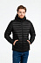 Куртка компактная мужская Stavanger, черная с логотипом в Нефтекамске заказать по выгодной цене в кибермаркете AvroraStore
