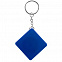 Брелок с рулеткой Square ver.2, синий с логотипом в Нефтекамске заказать по выгодной цене в кибермаркете AvroraStore