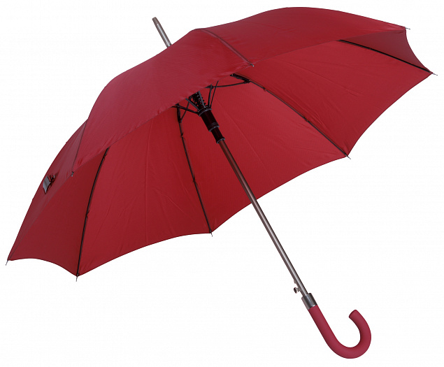 Зонт автоматический JUBILEE, тёмно-красный с логотипом в Нефтекамске заказать по выгодной цене в кибермаркете AvroraStore