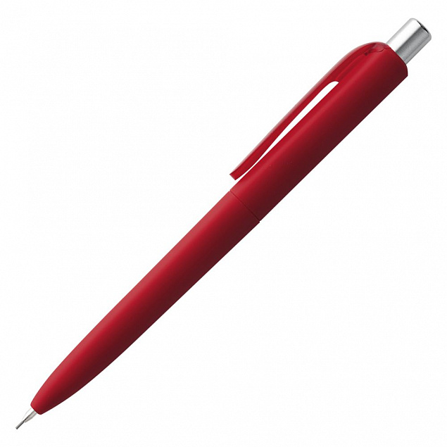 Карандаш механический Prodir DS8 MRR-C Soft Touch, красный с логотипом в Нефтекамске заказать по выгодной цене в кибермаркете AvroraStore