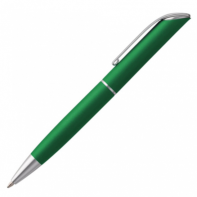 Ручка шариковая Glide, зеленая с логотипом в Нефтекамске заказать по выгодной цене в кибермаркете AvroraStore