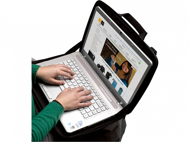Чехол с ручками и ремешком Case Logic для ноутбука 16 с логотипом в Нефтекамске заказать по выгодной цене в кибермаркете AvroraStore