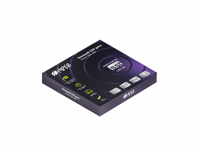 Внешний SSD накопитель «Honsu Slim 240» 240GB USB3.1 Type-C Slim с логотипом в Нефтекамске заказать по выгодной цене в кибермаркете AvroraStore