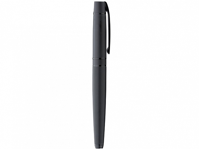 Ручка металлическая роллер «VIP R GUM» soft-touch с зеркальной гравировкой с логотипом в Нефтекамске заказать по выгодной цене в кибермаркете AvroraStore