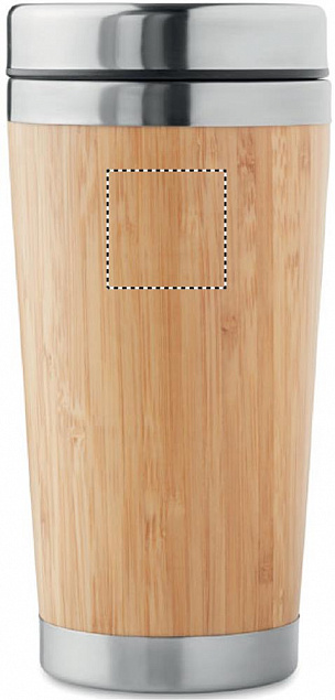 Термокружка с бамбуком с логотипом в Нефтекамске заказать по выгодной цене в кибермаркете AvroraStore