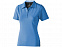 Рубашка поло Markham женская, голубой/антрацит с логотипом в Нефтекамске заказать по выгодной цене в кибермаркете AvroraStore