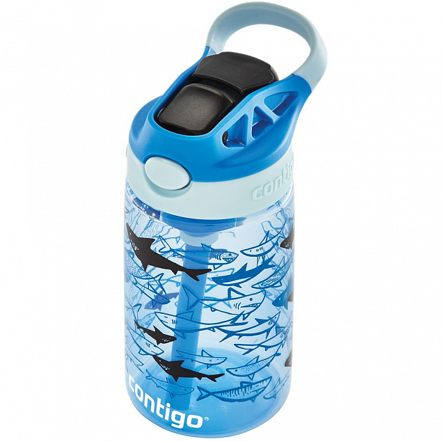 Бутылка для воды детская Gizmo Flip Sharks с логотипом в Нефтекамске заказать по выгодной цене в кибермаркете AvroraStore