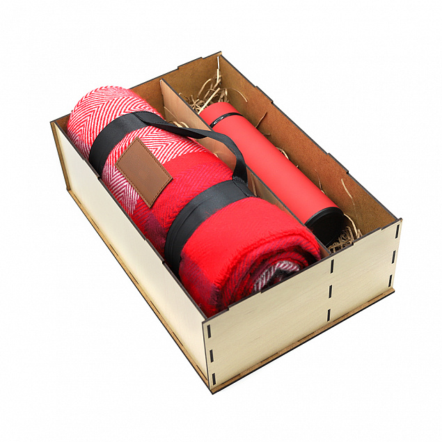 Подарочный набор Айзек, красный с логотипом в Нефтекамске заказать по выгодной цене в кибермаркете AvroraStore