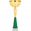 Кубок Kudos, малый, зеленый с логотипом в Нефтекамске заказать по выгодной цене в кибермаркете AvroraStore