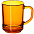 Кружка Enjoy, оранжевая с логотипом в Нефтекамске заказать по выгодной цене в кибермаркете AvroraStore