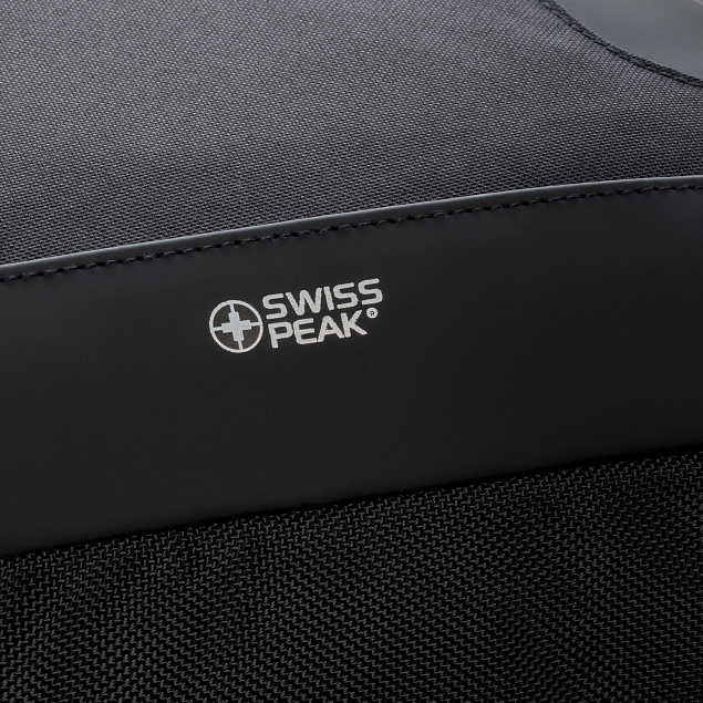 Сумка для ноутбука Swiss Peak, 15", черный с логотипом в Нефтекамске заказать по выгодной цене в кибермаркете AvroraStore