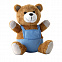 Игрушка Плюшевый медведь с логотипом в Нефтекамске заказать по выгодной цене в кибермаркете AvroraStore