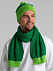 Шапка Snappy, зеленая с салатовым с логотипом в Нефтекамске заказать по выгодной цене в кибермаркете AvroraStore