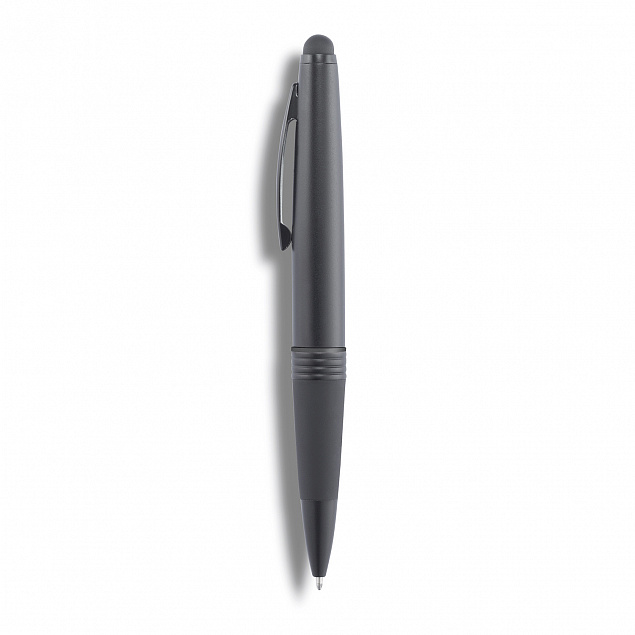 Ручка-стилус 2 в 1, черный с логотипом в Нефтекамске заказать по выгодной цене в кибермаркете AvroraStore