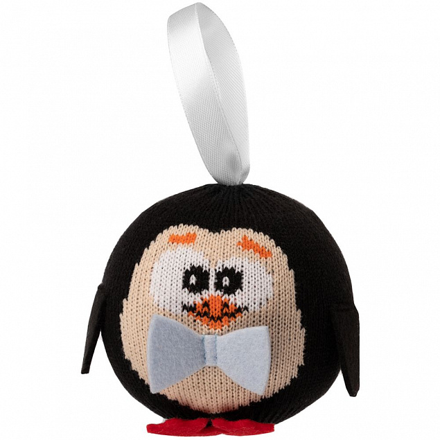 Елочный шар «Пингвин» с логотипом в Нефтекамске заказать по выгодной цене в кибермаркете AvroraStore