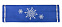 Упаковка-конфета «Снежинки», синяя с логотипом в Нефтекамске заказать по выгодной цене в кибермаркете AvroraStore