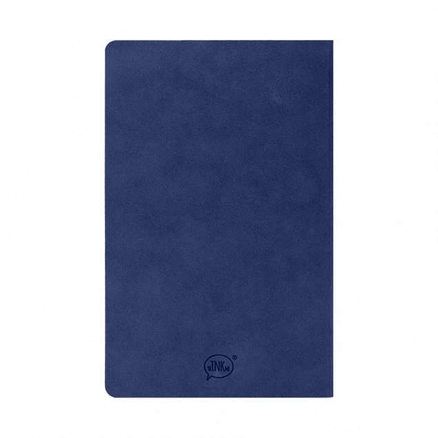 Бизнес-блокнот ALFI, A5, синий, мягкая обложка, в линейку с логотипом в Нефтекамске заказать по выгодной цене в кибермаркете AvroraStore
