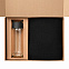 Подарочный набор Bianca, Cella, черный (плед, термобутылка) с логотипом в Нефтекамске заказать по выгодной цене в кибермаркете AvroraStore