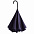 Зонт наоборот Style, трость, темно-синий с логотипом в Нефтекамске заказать по выгодной цене в кибермаркете AvroraStore