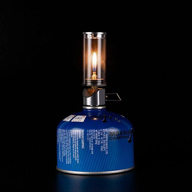 Туристическая газовая лампа BRS-55 с логотипом в Нефтекамске заказать по выгодной цене в кибермаркете AvroraStore