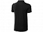 Рубашка поло Markham мужская, черный/антрацит с логотипом в Нефтекамске заказать по выгодной цене в кибермаркете AvroraStore