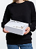 Коробка Frosto, S, белая с логотипом в Нефтекамске заказать по выгодной цене в кибермаркете AvroraStore