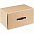 Коробка Matter High Light, крафт с белой ручкой с логотипом в Нефтекамске заказать по выгодной цене в кибермаркете AvroraStore